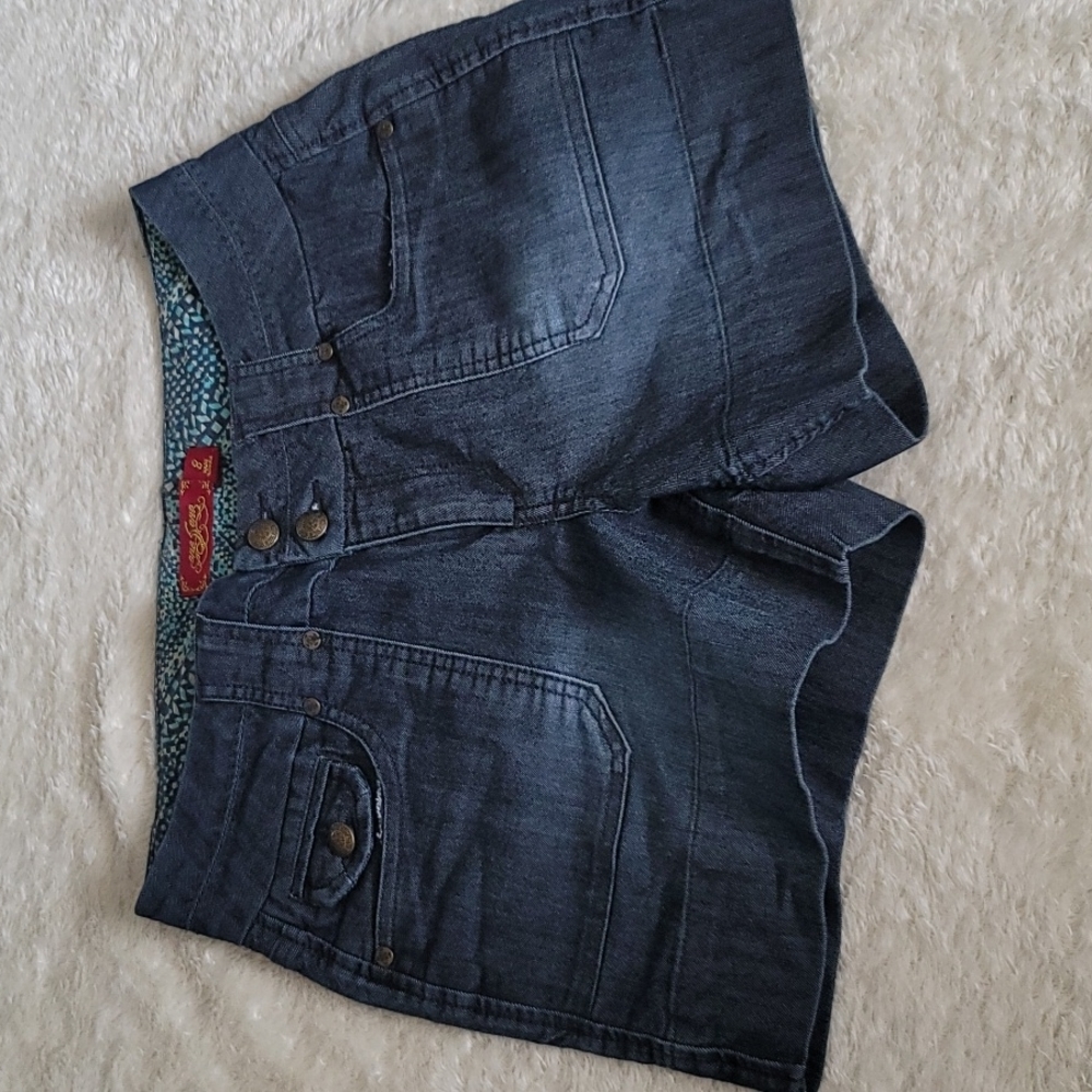 one 5 one Indigo Jean Shorts